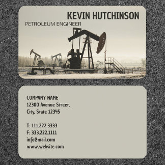 Carte De Visite Pétrole et gaz