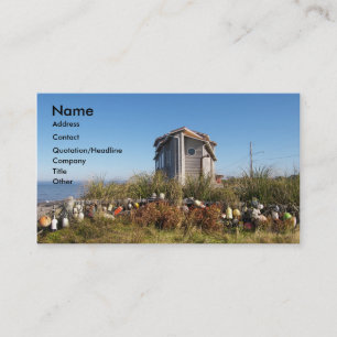 Carte De Visite Peu de Chambre sur la plage