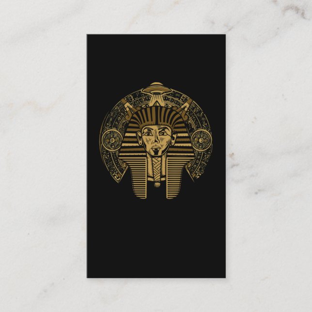 Carte De Visite Pharaon égyptien Géométrie sacrée Égypte Alien (Devant)