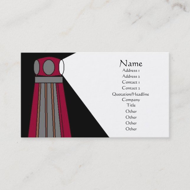 Carte De Visite Phare (Devant)