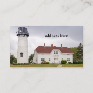 Carte De Visite Phare de Chatham dans le Massachusetts de Chatham
