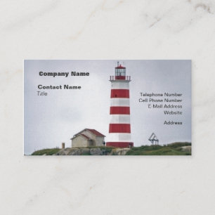 Carte De Visite Phare d'île de Sambro
