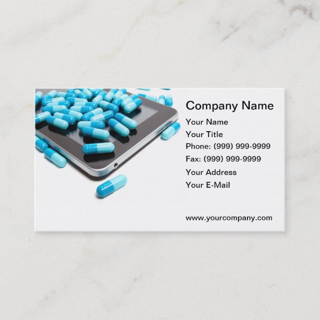 Carte De Visite Pharmacie d'Internet (Devant)