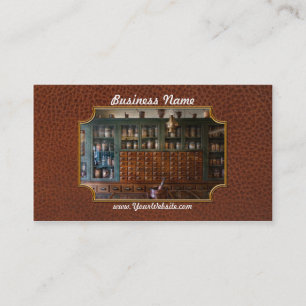 Carte De Visite Pharmacie - droite derrière le compteur