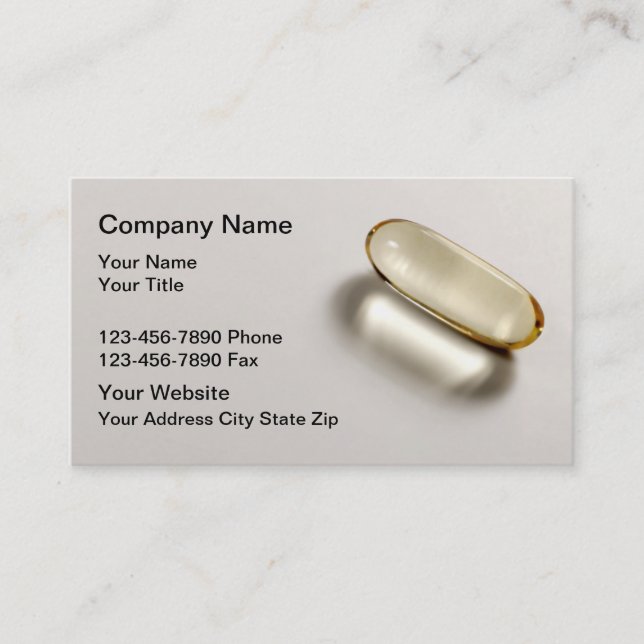 Carte De Visite Pharmacie Et Pharmacie (Devant)
