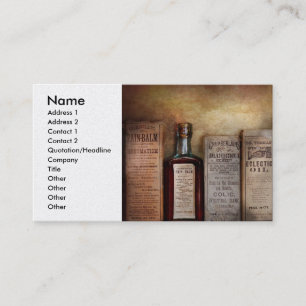 Carte De Visite Pharmacie - j'ai tellement mal
