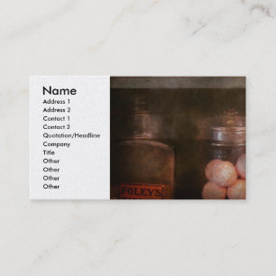 Carte De Visite Pharmacie - Pilules pour les reins & suppositoires