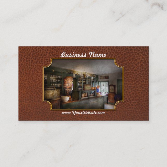 Carte De Visite Pharmacie - préparations de matin (Devant)