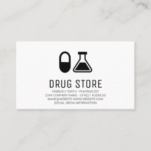 Carte De Visite Pharmacien   Médecine