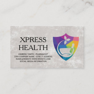 Carte De Visite Pharmacien Pilules médicamenteuses Médecin