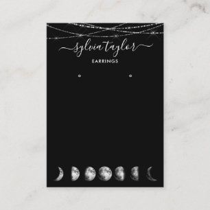 Carte De Visite phase lune Earche affichage du cadre ajouter le lo