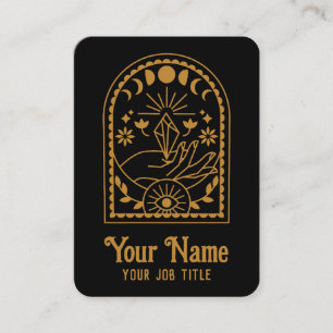 Carte De Visite Phases de cristal de cuisine mystique