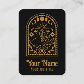 Carte De Visite Phases de cristal de cuisine mystique