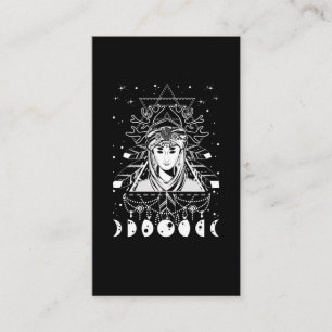 Carte De Visite Phases de lune Déplaisante gothique Géométrie d