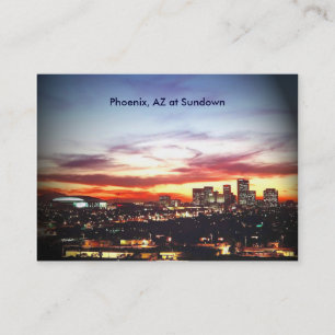 Carte De Visite Phoenix, AZ at Sundown