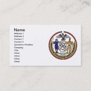 Carte De Visite Phoque de New York