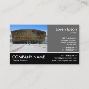 Carte De Visite Photo - 60pc Grey - Millennium Centre Cardi