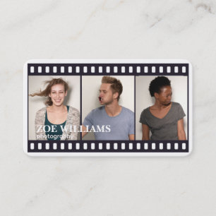 Carte De Visite Photo Booth Film Bandes Photographie
