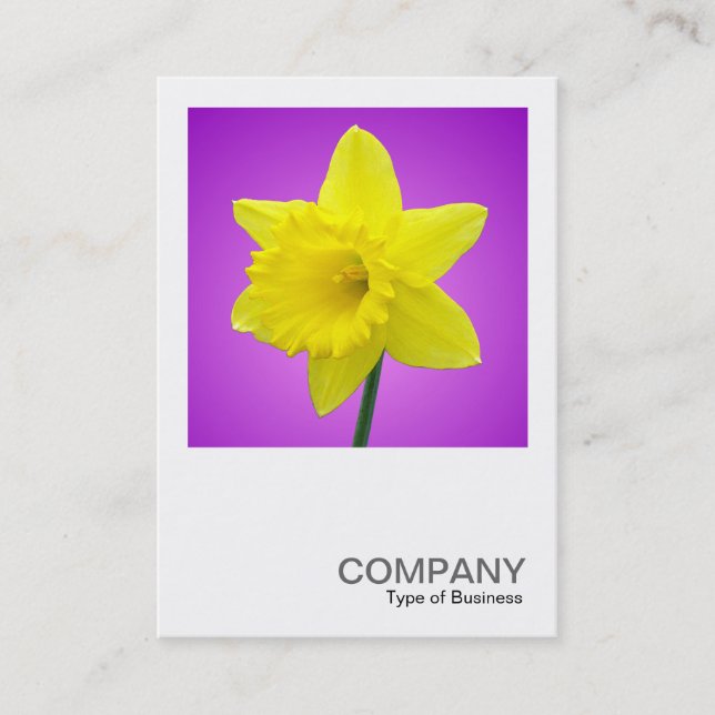 Carte De Visite Photo carré 012 - Daffodil (Devant)