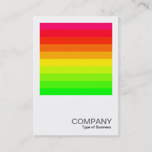 Carte De Visite Photo carré 0186 - Bars couleur 02 (Horizontal)