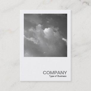 Carte De Visite Photo carré 0261 - Ciel du soir