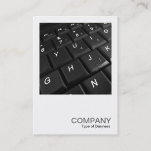 Carte De Visite Photo carré 0311 - Clavier Carnet