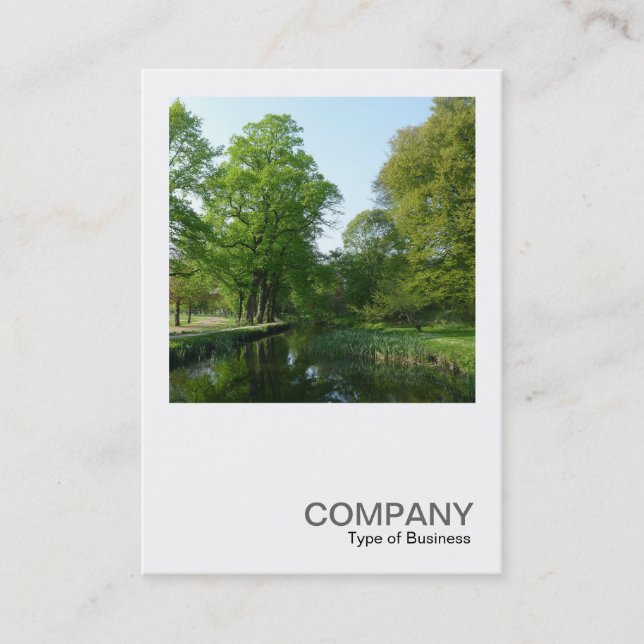 Carte De Visite Photo carré 0324 - Canal (Devant)