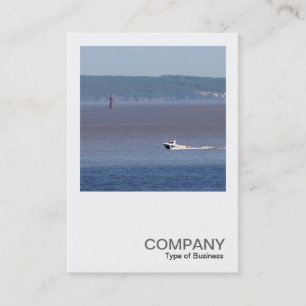 Carte De Visite Photo carré 0446 - Estuaire de Severn pour bateau
