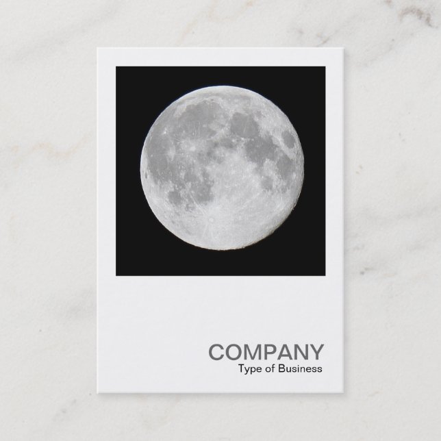 Carte De Visite Photo carré 0477 - Super Moon (Devant)