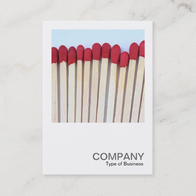 Carte De Visite Photo carré 0539 - Matches 03 (Devant)