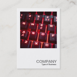 Carte De Visite Photo carré 0555 - Clavier lumineux