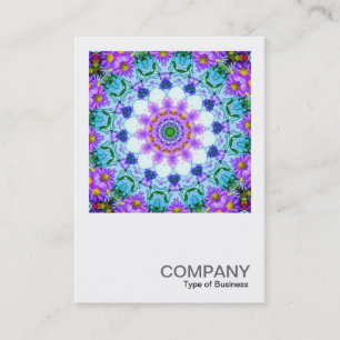 Carte De Visite Photo carré 063 - Daisy Kaleidoscopic