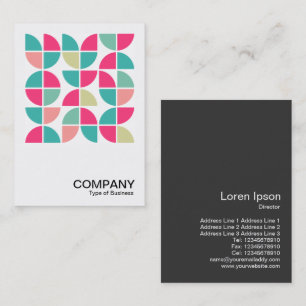Carte De Visite Photo carré - géométrie Abstraite 110421