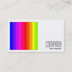Carte De Visite Photo carré (v2) - Bars couleur 01