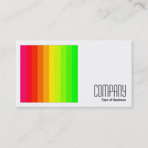 Carte De Visite Photo carré (v2) - Bars couleur 02
