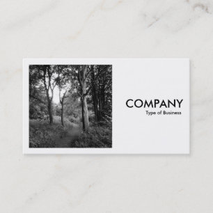Carte De Visite Photo carré (v2) - Chemin dans les bois