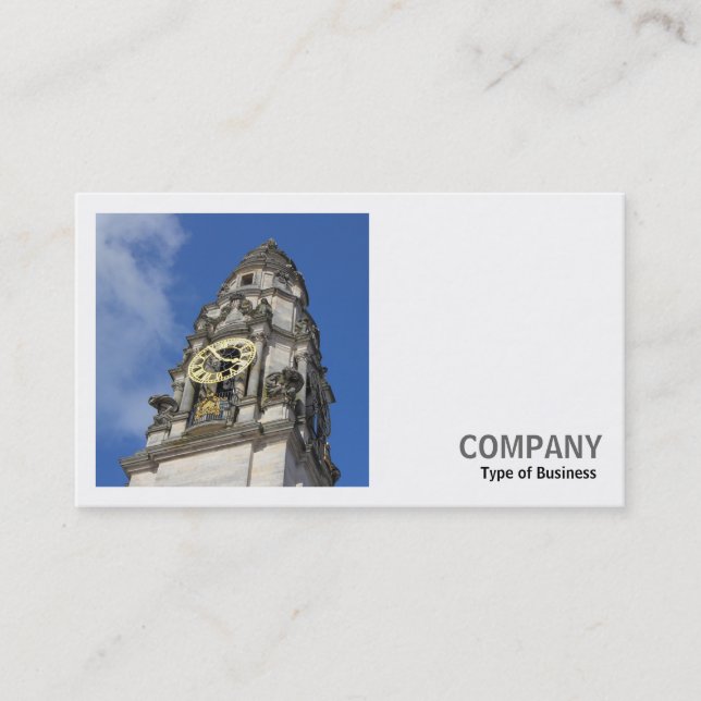 Carte De Visite Photo carré (v2) - Tour d'horloge (Devant)
