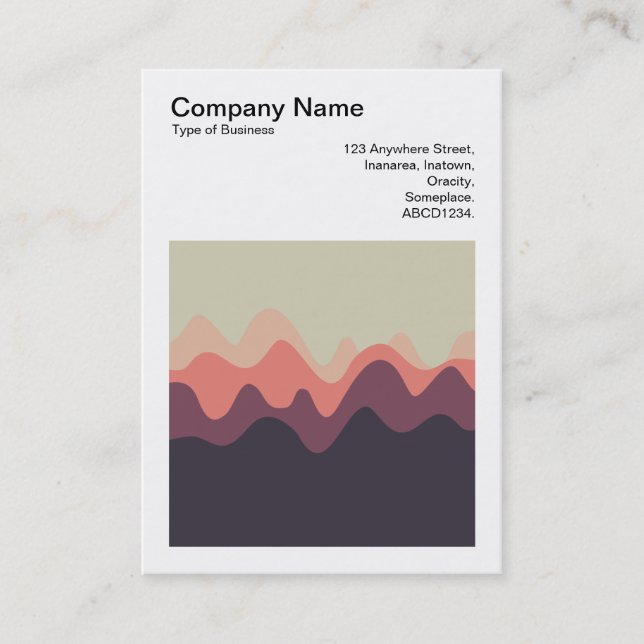 Carte De Visite Photo carré (v3) - Sound Sketch 01 (Devant)