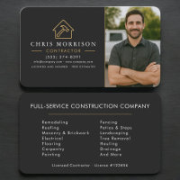 Photo de l'entrepreneur en construction Noir Or