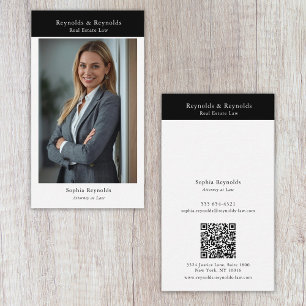 Carte De Visite Photo de réseau d'entreprise professionnel moderne