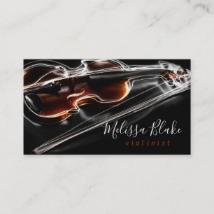 Carte De Visite ・ photo de violon