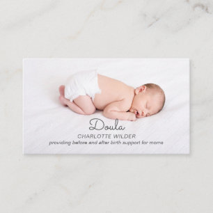 Carte De Visite Photo Doula Entraîneur de naissance