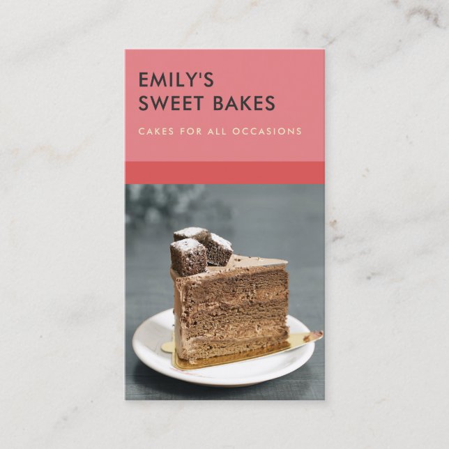 CARTE DE VISITE PHOTO EN CHEF DE LA BAIE ROUGE ROUGE CHÈRE MODERNE (Devant)