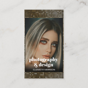 Carte De Visite photo et design Photo QR Code