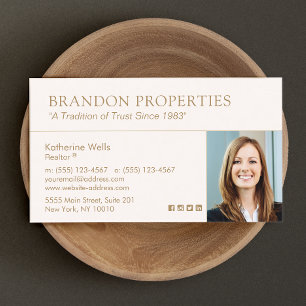 Carte De Visite Photo immobilière