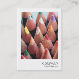 Carte De Visite Photo instantanée 052 - Crayons couleur