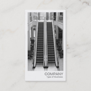 Carte De Visite Photo instantanée - escalator