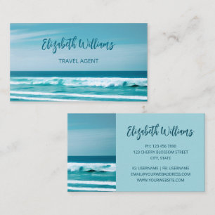 Carte De Visite Photo Ocean Wave