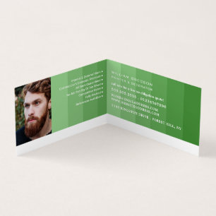 Carte De Visite Photo Ombre Vert, Peintre & Décorateur