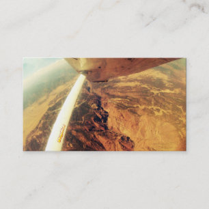 Carte De Visite photo parfait petit avion skydive